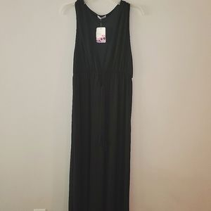 Danity hooligan, large, black, low cut dress